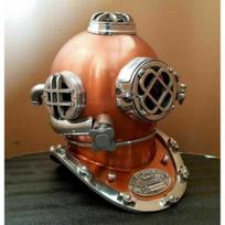 Senovinis Bostono nardymo šalmas US Navy Mark V Scuba Antique Divers šalmo kopija