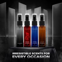 VILLAIN Heist Combo - 4 x 8ml | Aukščiausios kokybės kvepalų dovanų rinkinys vyrams | Parfum vanduo | Ilgai išliekantis kvapas |