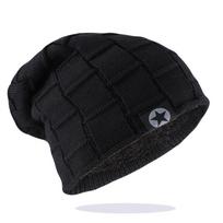 Skrybėlė Minkšta Unisex Beanie Kepurė Trikotažo Vilnonė Šilta Žieminė Skrybėlė Stora Minkšta Tampri skrybėlė Vyrams ir Moterims Madingi Skullies & Beanie 8 black