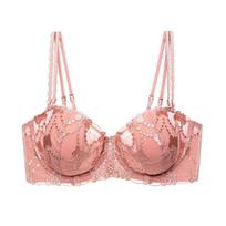 Underwear Female Summer Thin Section of Soft Steel Ring Back Bra Collect Vice Breasts Gathered Bra 85D white