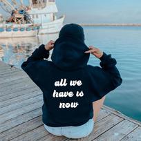 Dabar turime tik kavos, megztinius su gobtuvu, unisex džemperiu, estetiniu grynos medvilnės „Streetwear“ megztiniu, laisvalaikio džemperiu, gobtuvu S juoda