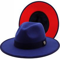 Fedora Skrybėlė Moterims Vilnonis Veltinis Vintažinė Bažnytinė Moteriška Skrybėlė Unisex Plataus Krašto Panama Vakarėliui Kaubojiška Kepurė Džiazas Džentelmenas Vestuvinė Skrybėlė Vyrui 56-58CM black