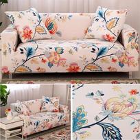 „Four Seasons“ universalus tamprus sofos užvalkalas, baldo apsauga, poliesteris, modernus sofos užvalkalas, sofos rankšluostis 1/2/3/4 vietų 1 Seater 90-140cm gray