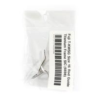 Fuji T-KWSG Size 16 Rod Guide Titanium Frame SIC x 1 (6698) white