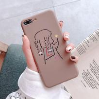 TPU telefono dėklas, skirtas iPhone 12 XR XS 7 8 Plus 13 6S SE 2020 12pro Heart Cartoon Milk arbatos dangtelis, skirtas iPhone 11 Pro Max Shell Fundas Iphone 11