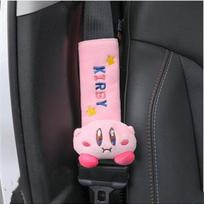 Naujas Atvykimas Mielas Pagalvėlės Galvai Pliušinis Animacinis Automobilio Juosmens Atramos Pagalvė Kūrybinga Automobilio Kaklo Pagalvė Seat belt cover 1 black