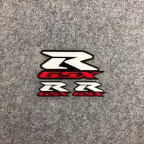 Šviesą atspindintis GSXR lipdukas motociklo kuro bako lipdukas, traukiamas gėlė, skirta Suzuki 250/600/750/1000/K6/7/8 balta