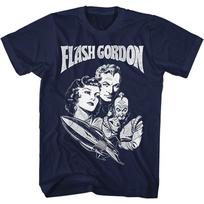 Flash Gordon Gordon Slim Fit Black Unisex T-shirt S