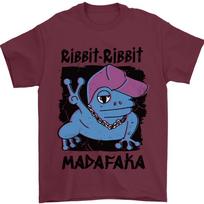 Ribbit Madafaka Funny Gangsta Frog Unisex T-shirt S