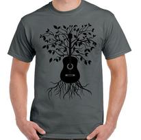 Akustinė gitara Medis Elektrinis bosinis stiprintuvas Stygos U2 Rokas Muzika Unisex marškinėliai S black