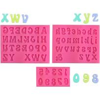 3Pcs Mini Letters Resin Molds Small Number Alphabet Epoxy Casting Mould for DIY Keychain Pendant Chololate Cake Decoration gryna