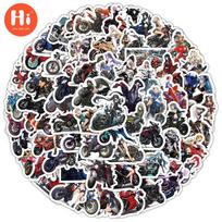 100 animacinių filmų gotikinių estetinių grafiti lipdukų, raštinės reikmenų dėžutė, lagaminas, riedlentė, valgio kortelė, vandeniui atsparūs lipdukai