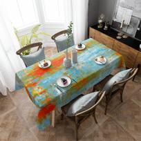 Oranžinės spalvos pigmento staltiesė Šventinė puošyba Vandeniui atsparios stačiakampės staltiesės Vestuvių puošyba Stalo uždangalas 4pcs 33x48 Table mat gray