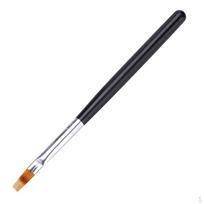Nagų šepetėlis Juodos medienos rankenos nailono plaukų ombre black
