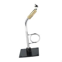 Portable Small Rotary Fly Tying Aluminum Alloy Tool type gear Tackle Table Lure Making white
