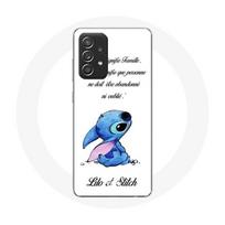 Dėklas - Maniacase - Samsung Galaxy A33 5G - Lilo ir Stitch - Lankstus - Juodas juoda