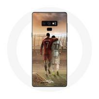 Coque Samsung Galaxy Note 9 cristiano ronaldo messi goat