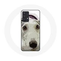 Coque - Maniacase - Samsung Galaxy A32 5G - Lévrier greyhound - Silicone - Souple juoda