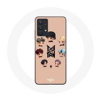 Coque pour Samsung Galaxy A32 5G BTS TinyTAN Animation Affiche RM Jin Suga J-Hope Jimin V Et Jungkook