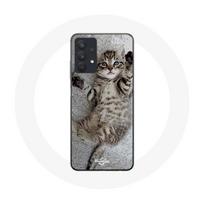 Coque pour Samsung Galaxy A32 5G Chaton Bengal mignon