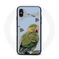 Coque Iphone XS max Perruche Vert žalia