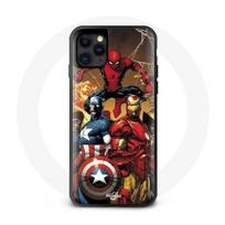 Case - maniacase - Iphone 11 Pro Max - Marvel Avengers - Soft - Protection and decoration juoda