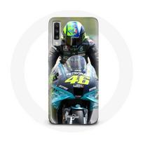Coque Samsung Galaxy A70 Valentino Rossi Pilote de course moto 46