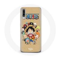 Coque Samsung Galaxy A70 One piece Manga Equipage du Chapeau de Paille