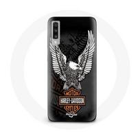 Coque Samsung Galaxy A70 Harley Davidson aigle logo