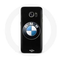 Coque pour Samsung Galaxy S7 Edge BMW Logo fond noir juoda