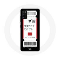 Coque pour Samsung Galaxy S20 plus Billet d'avion Marrakech Maroc