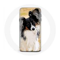 Coque pour Samsung Galaxy J7 2017 Épagneul nain continental papillon Race de chiens