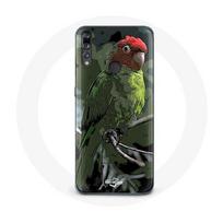 Coque pour Huawei p30 lite Pionus Perroquet Rouge Vert