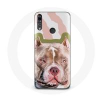 Coque pour Huawei p30 lite Chien de Pitbull marron ruda