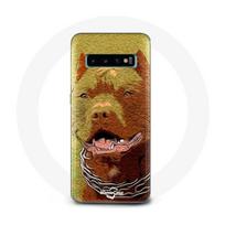 Case - Pitbull - Samsung Galaxy S10 - Brown - Soft - Protective ruda