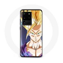 Coque pour Samsung Galaxy S20 Ultra Manga Dragon Ball Sangoku Visage énervé