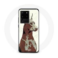 Coque pour Samsung Galaxy S20 Ultra Doberman Race de chiens