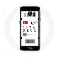Coque pour Samsung Galaxy S6 Billet d'avion Istanbul Turquie