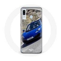 Coque pour Samsung Galaxy A40 Formule 1 McLaren Voiture Bleu mėlyna