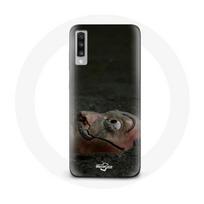 Coque pour Samsung Galaxy A70 La casa de papel Masque dali