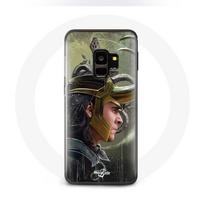 Coque pour Samsung Galaxy S9 Loki Thor Ragnarok avec Casque Fanart Saison 1