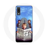 Coque pour Samsung Galaxy A02 Home Alone Maman j'ai encore raté l'avion