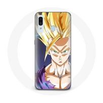 Coque pour Samsung Galaxy A20e Dragon Ball Manga Anime Sangoku Visage énervé