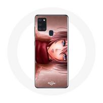 Coque pour Samsung Galaxy A21S Mikasa Ackerman Attaque des Titans Anime Série Japanese