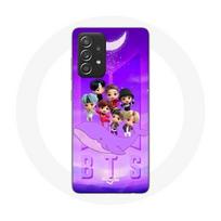 Coque pour Samsung Galaxy A52 BTS TinyTAN Animation Affiche RM Jin Suga J-Hope Jimin Jungkook Et V Zero O’Clock