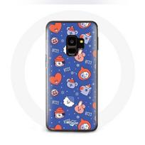 Coque pour Samsung Galaxy S9 BTS Bangtan Sonyeondan BT21 Noël 2023