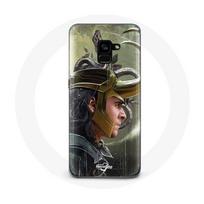 Coque pour Samsung Galaxy A8 Plus Loki Thor Ragnarok avec Casque Fanart Saison 1