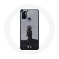 Coque pour Oppo A53 Game of Thrones Saison 8 Daenerys Targaryen feu et sang Le Trône de Fer Logo Gri