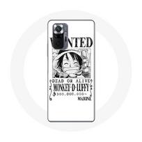 Coque pour Xiaomi Redmi Note 10 Pro One Piece Manga affiche de recherche Blanche balta