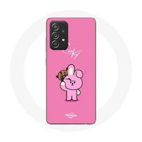 Coque pour Samsung Galaxy A52 BTS Bangtan Sonyeondan BT21 Shooky Suga Et Cooky Jungkook